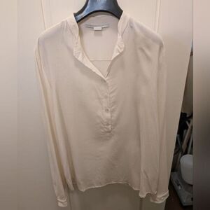 Stella McCartney Eva White silk blouse